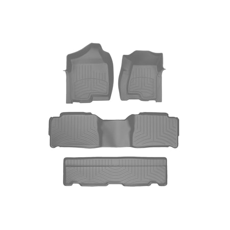 Weathertech Grey, Front and Rear and Rear FloorLiner HP 46003-1-2-3IM