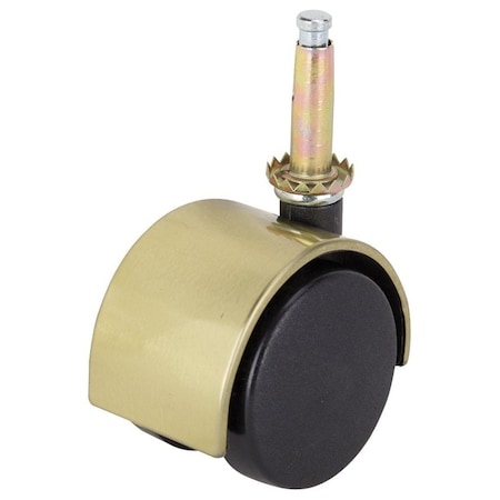 Prosource Caster, 2 in Dia Wheel, 2 in W Wheel, Nylon Wheel, Black, 75 lb, Steel Housing Material JC-F14-PS