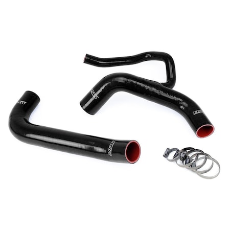 Hps Performance High Temp Reinforced Silicone Radiator Coolant Hose Kit, Black,  57-1848-BLK