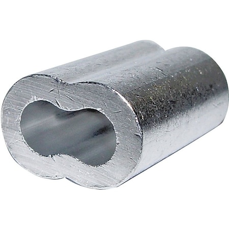 Campbell Chain & Fittings Campbell 7670724 Cable Ferrule, 1/8 in Dia Cable, Aluminum 7670724/52337