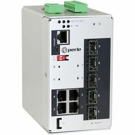 Perle Systems IDS-509-5SFP 4PORT MANAGED SWITCH GE RJ 5PORT SFP CTEMP 07013550
