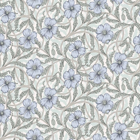 A-Street Prints Imogen Light Blue Floral Wallpaper 2948-28027