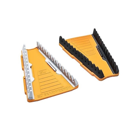 Gearwrench 2 Pc. 13 Slot Reversible Wrench Rack, Up to 1" / 25mm 83120
