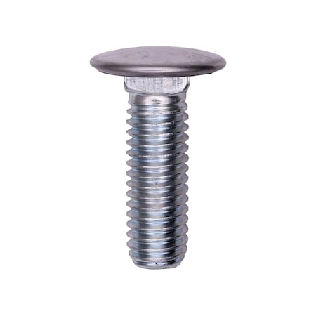 Auveco Bumper Bolt 7/16in-14 x 1 3/8in Stainless Steel Cap Pan Head, 25PK 9354
