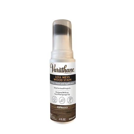 Varathane Less Mess Wood Stain, Espresso, 4 oz Bottle 368032