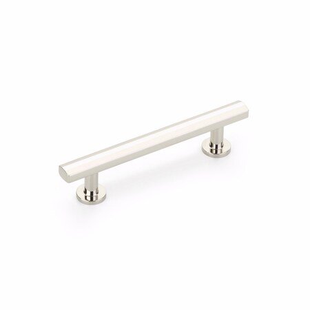 Schaub 4in Center to Center Heathrow Cabinet Pull Polished Nickel Finish 553-PN