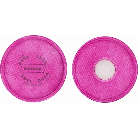 Ironwear Particulate Pancake Filter, P100 Filter Rating 1565