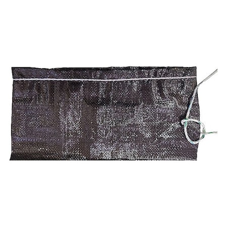 Zoro Select Flood Barrier, Black, 26 in H, PK100 852DF7