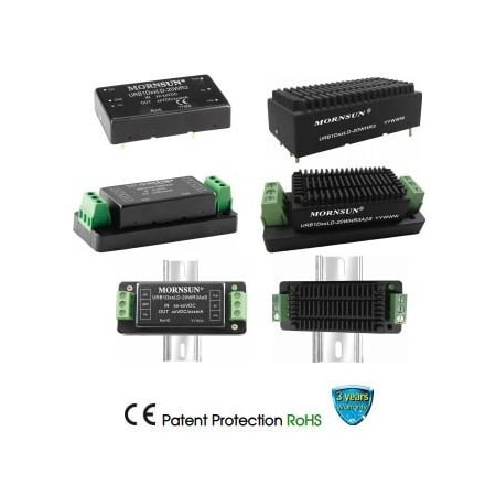 Mornsun 20W isolated DC/DC converter with Ultra-wide Input and Regulated Single Output URB1D05LD-20WR3