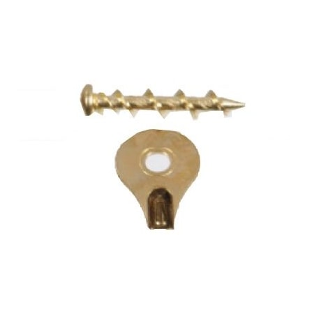 Hillman 3Pk Wall Dog Brs Hanger 122377