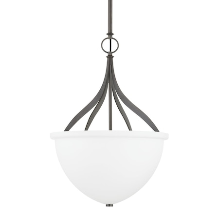 Hudson Valley Lighting Browne 3 Light Pendant 16.5 In. Distressed Bronze 2817-DB