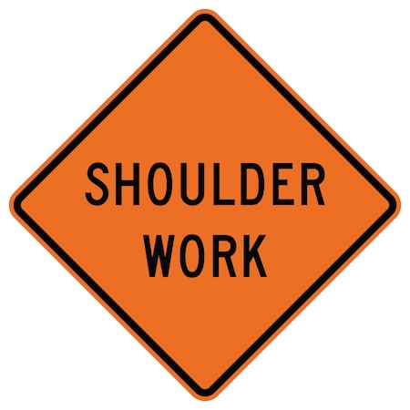 Sign Solutions Usa Traffic Sign, 30 in Width, Aluminum Sign, Diamond DUS06DFO3030W21-5