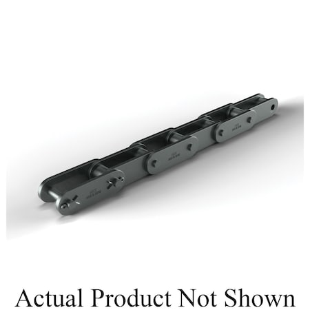 Hkk Chain HKK Aqua-Series II Double Pitch Riv Standard Conv, 50 ft OAL, 1.25P, .4 Dia x 3/8 W, .08 THK Plate AADC050R1B
