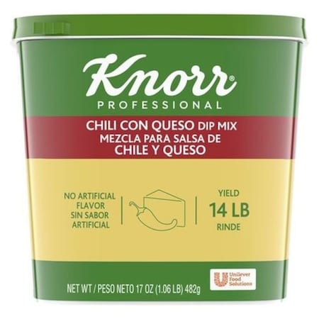 Knorr Professional Chili Con Queso Dip Mix, 1.06 pound, 6PK 84140659