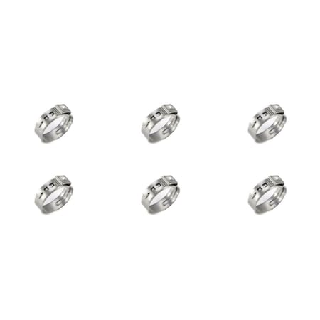 Esco Elkhart 0.5 in. Pex Stainless Steel Clamps, 10PK ESC61118