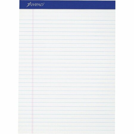 Ampad Perforated Writing Pad, 8-1/2"x11-3/4", PK12 20-320