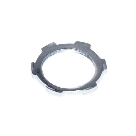 Sigma Engineered Solutions ProConnex 3/4 in. D Zinc-Plated Steel Electrical Conduit Locknut For Rigi, 2PK 48102