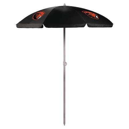 Picnic Time Family Of Brands NCAA Oregon State Beavers Outdoor Canopy Sunshade Beach Umbrella 5.5' - Small Patio Umbrella 822-00-179-484-0