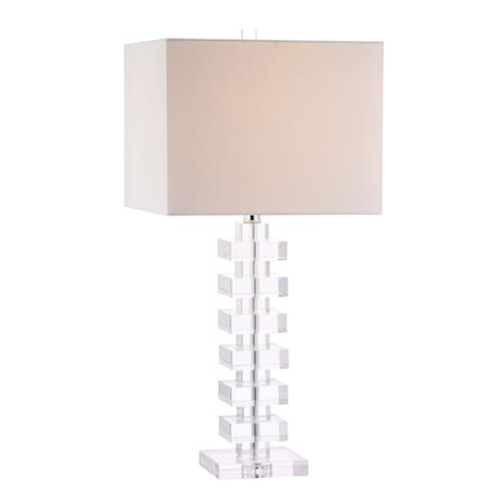 Jonathan Y June 28" Crystal LED Table Lamp, Clear JYL2054A