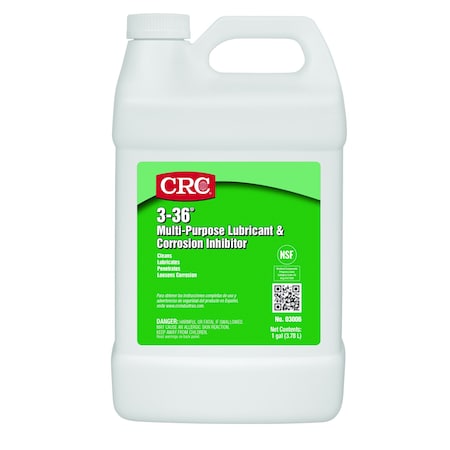 Crc Multipurpose Lubricant, Bottle, Petroleum, Clear Blue-Green 3006