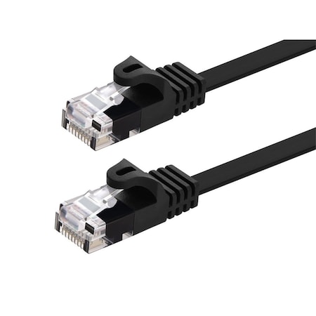 Monoprice Patch Cord, Cat 5e, Flexboot, Black, 3.0 ft. 9547