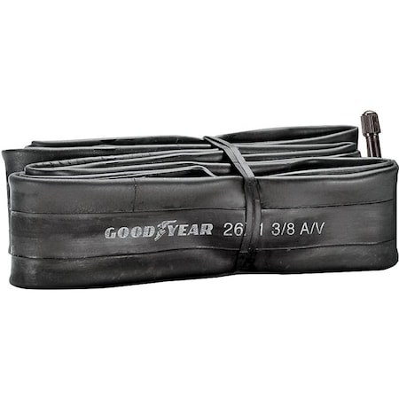 Kent Bicycle Tube, Butyl Rubber, Black, For 26 x 138 in W Bicycle Tires 91080