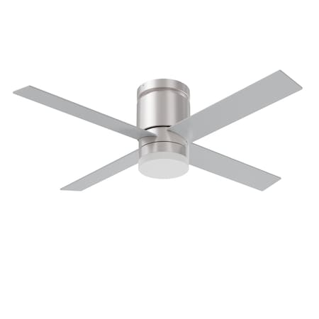 Afx Ross - 52in 4 Blade LED Ceiling Fan - Silver Finish - Remote Control Type RSSN524LDCSNSL-RC