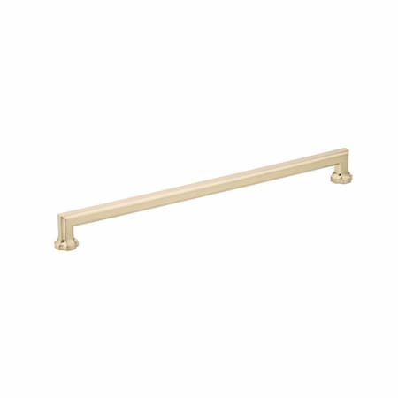 Schaub 12in Center to Center Empire Cabinet Pull Signature Satin Brass Finish 887-SSB