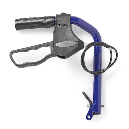 Medline Blue Right Upper Cane and Brake Assembly for Transport Chairs WCA808BHRB