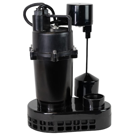 Hoosier 1/3 HP Cast Aluminum Submersible Sump Pump HSVS03