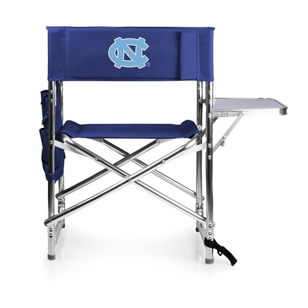 NCAA North Carolina Tar Heels Sports Chair with Side Table - Beach Chair