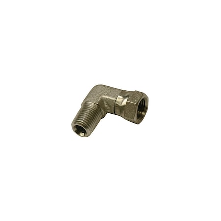 Apache 1/4 In. Male Pipe x 1/4 In. Female Pipe Swivel 90 Deg Hydraulic Hose Adapter 39005000