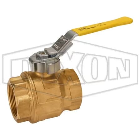 Dixon FBLV Imported Ball Valve, 2-1/2 in Nominal, FNPT End Style, Full Port, PTFE Seat/Seal/Thrust Washer FBVL250