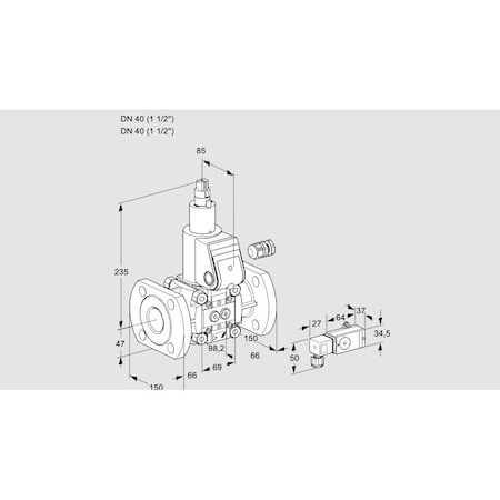 Honeywell Kromschroder VAS240F/LW KS88031104