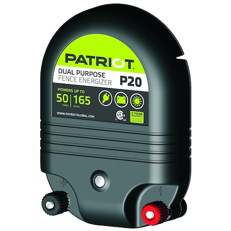 Patriot 2.0 Joule P20 DUAL Purpose Fence Energizer Black 803403