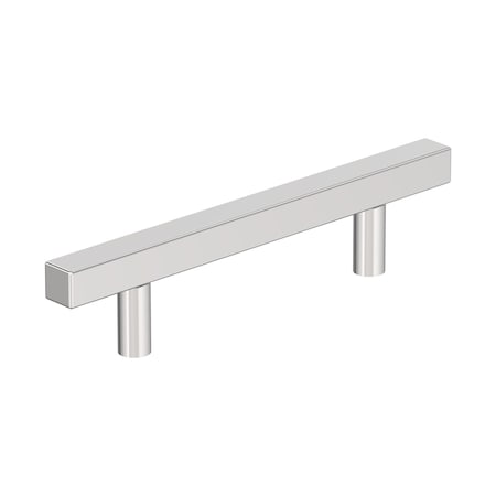 Amerock Bar Pulls Square 3-3/4 inch (96mm) Center-to-Center Polished Chrome Cabinet Pull, 25PK 25VMP3717626
