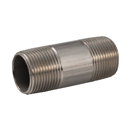 Proline Series Stainless Steel 1-in MIP x 3-in Sch40 Nipple SN-917