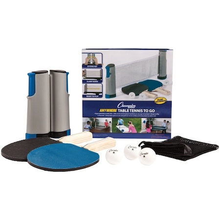 Champion Sports Anywhere Table Tennis Set AWTSET
