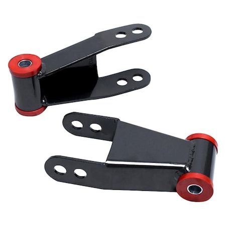 Maxtrac Suspension Rear Lowering Leaf Spring Shackles - 2 in. MXT411120