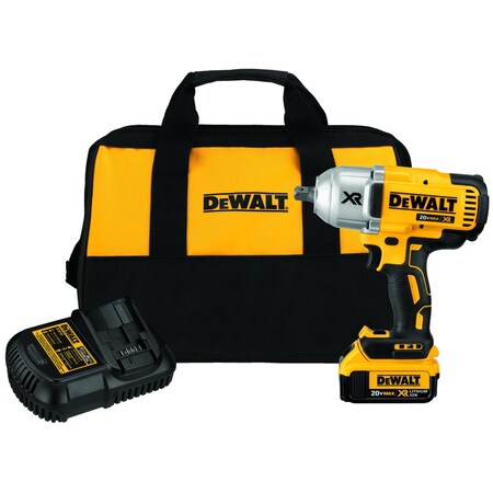 Dewalt CORDLESS IMPACT WRENCH, .5 STRAIGHT DRIVE, 2400 BPM, 700 FT-LB TORQUE, 20 V AC DCF899M1