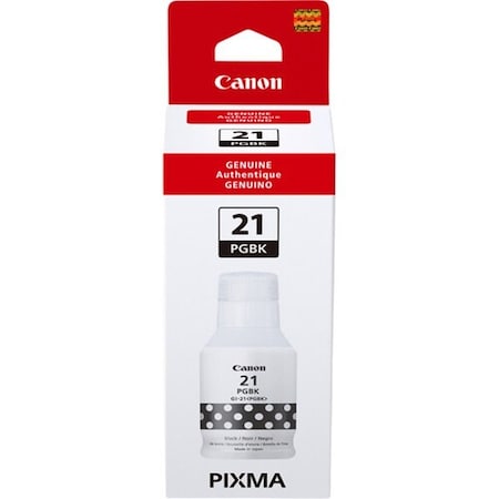 Canon GI-21 PIXMA G1220, G2260, G3260 Pigment Black Ink Bottle 4526C001