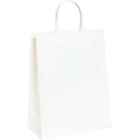 Box Packaging Paper Shopping Bags 8W x 4-1/2D x 10-1/4H White 250/Pack BGS103W