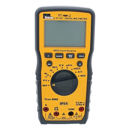 Ideal DigitalMultimeter, TRMS, 10A, 1000VAC/DC 61-347