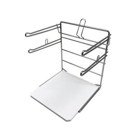 Angola Wire Products T-shirt Bag Rack With Heavy-Duty Polyethylene Base C-TSBR16 SP1