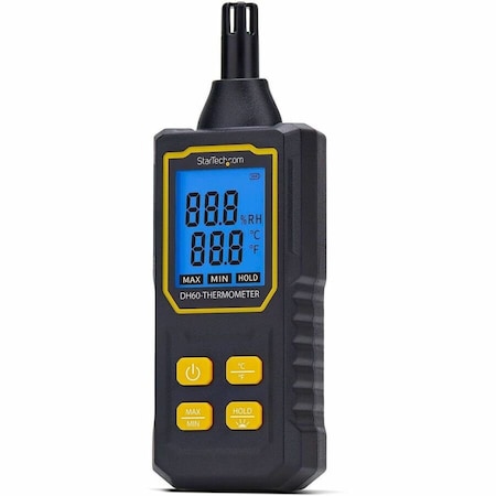 Startech.Com HANDHELD DIGITAL TEMPERATURE/HUMIDITY METER, HYGROMETER W/LARGE LCD, PORTABLE TH DH60-THERMOMETER