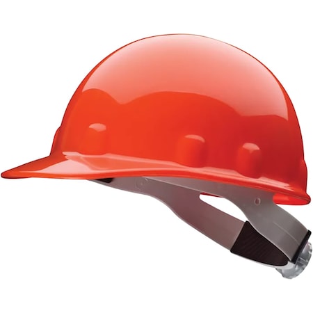 Fibre-Metal By Honeywell Type I, Non-Vented, Cap-Style Smooth Dome Hard Hat w/Heat Resistant Thermoplastic HDPE Shell, 8-Point E2RW03A000