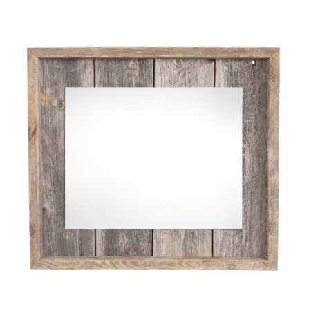 Homeroots 11" x 14" Gray Solid Wood Hanging Picture Frame 380316