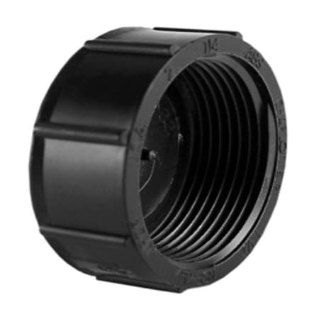Charlotte Pipe And Foundry 1-1/2" Fpt Cap ABS 00114 0600HA