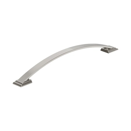 Amerock Candler 10-1/16 inch 256mm Center-to-Center Satin Nickel Cabinet Pull BP29352G10