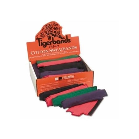 Honeywell Fibre-Metal SuperEight, Cotton Jersey Sweatband, Black, For Hard Hats/Full Brim Hats 280-FM69